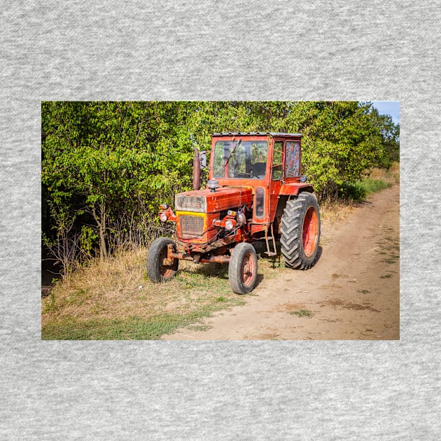 Transylvanian Red Tractor by GrahamPrentice